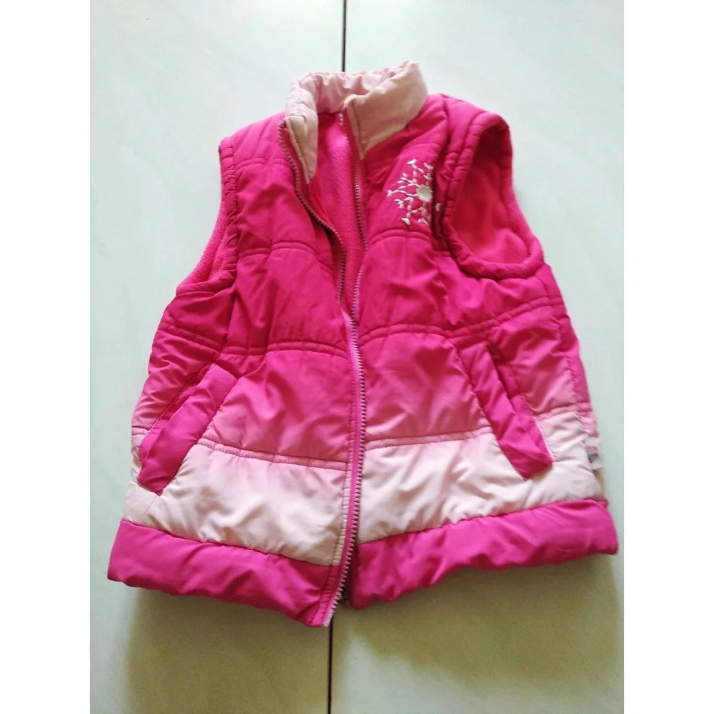Puffer Vest Girls' Pink